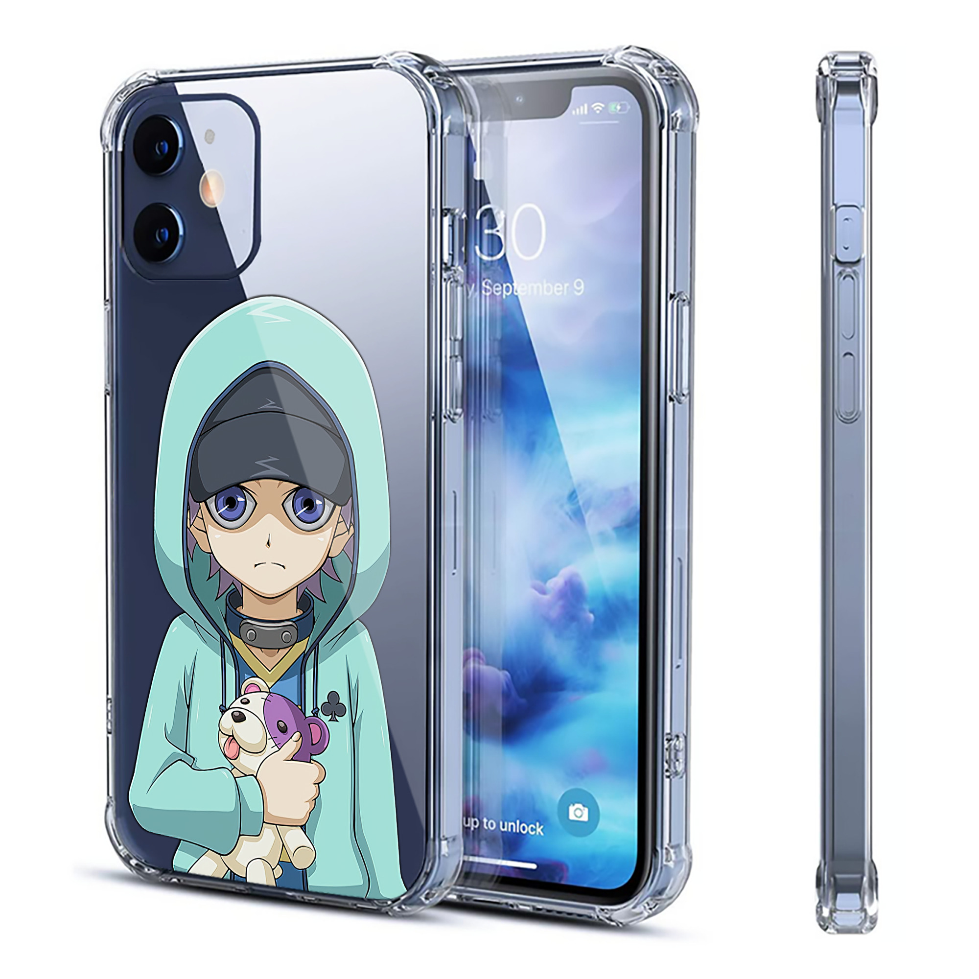 （画像用） 遊☆戯☆王 Yu-Gi-Oh! 【iPhone 12シリーズ対応】透明スマホケース（クリアソフトケース）